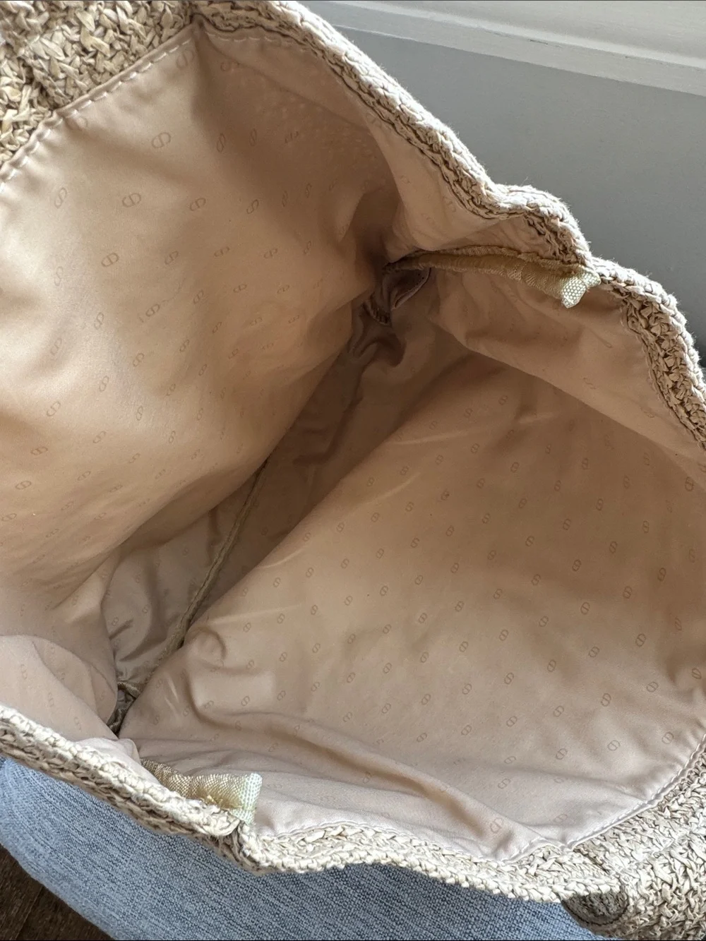 Dior Raffia Tote